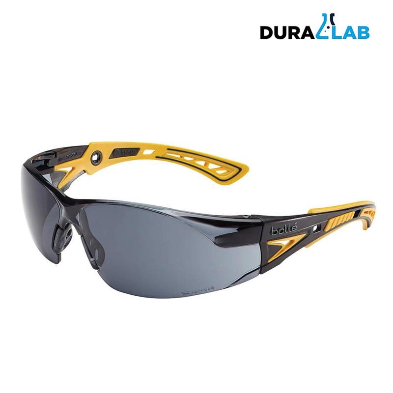 Bolle Rush Black Yellow, Smoke Lens and Platinum Coating 40244