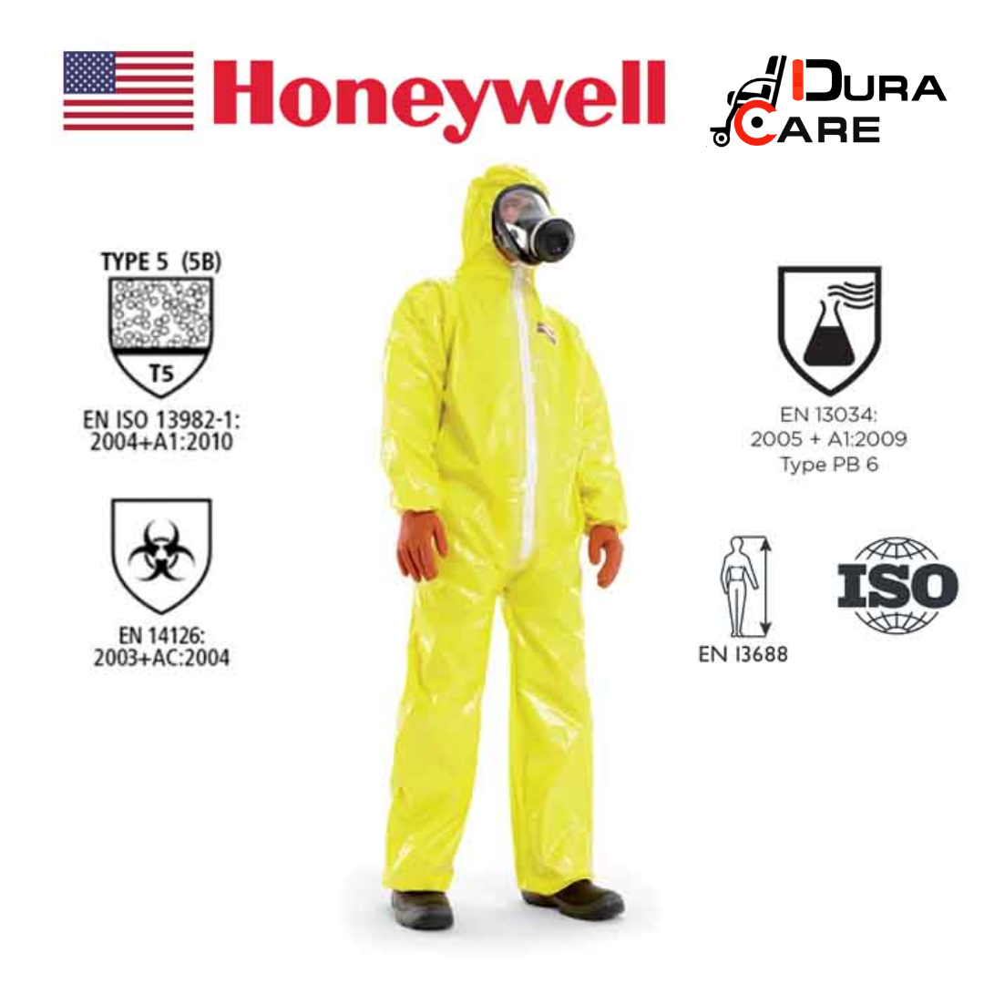 HONEYWELL 4503002 SPACEL 3000 Disposable Chemical Suit with hood