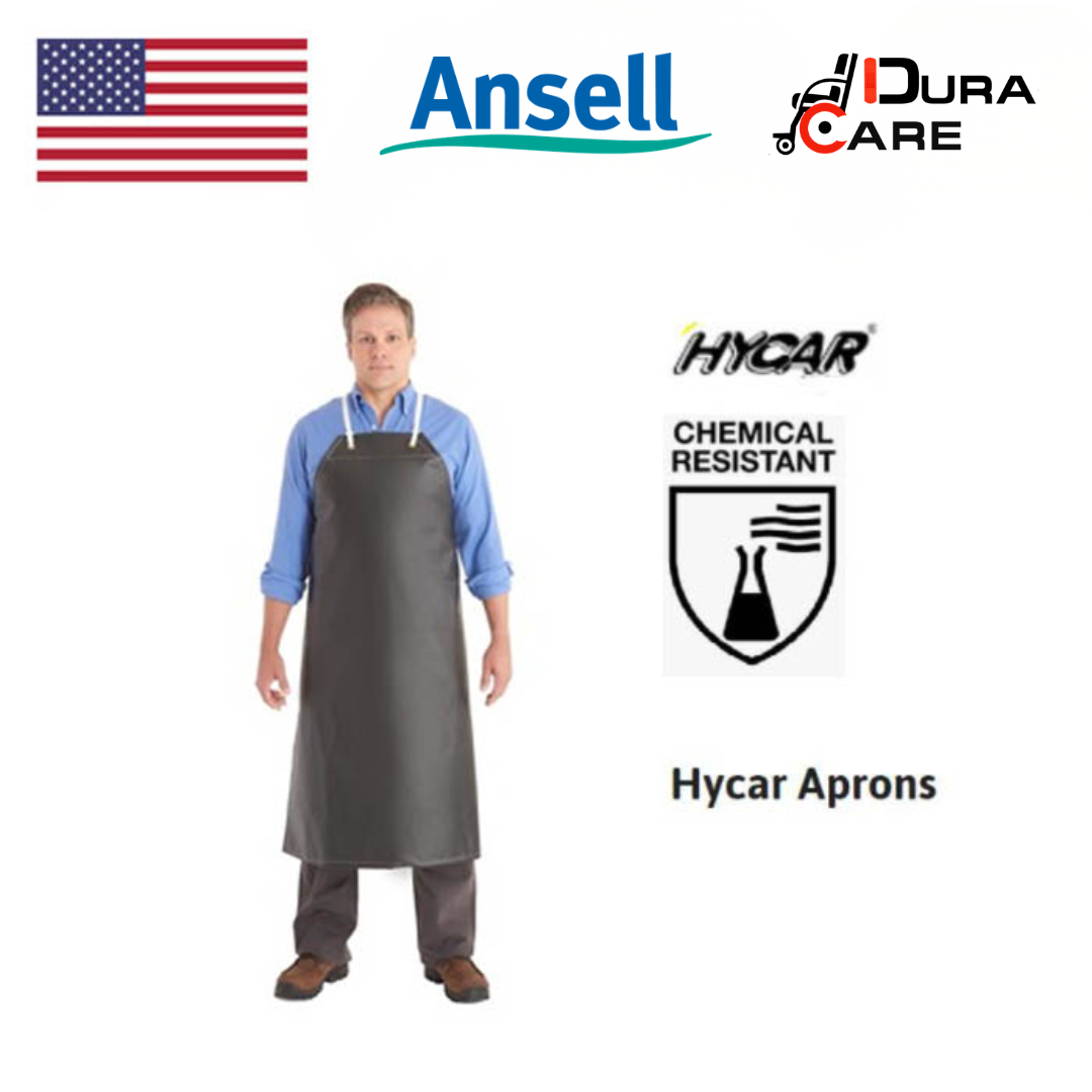 ANSELL® AlphaTec 56-512 Hycar Black Apron 35X45